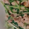 わんた☆'s cooksnap of when they made 水菜とツナの和え物.