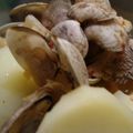 にわとりかあさん's cooksnap of when they made あさりとじゃがいものキムチ(風）煮.