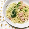 ぺぽこ3's cooksnap of when they made 鮭とレタスの簡単クリームパスタ.