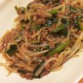 mihopann's cooksnap of when they made もやし＆にら＆ひき肉炒め.