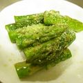 由芽15's cooksnap of when they made アスパラガスの塩胡椒炒め.