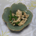 クック7C92CT☆'s cooksnap of when they made インゲンとササミのごま和え♪.