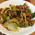 もえsan's cooksnap of when they made レタスと舞茸のオイスター炒め.