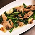 ひとがたな's cooksnap of when they made ワインに合う♪鶏肉と小ネギのにんにく炒め.