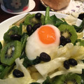 ごめっきー's cooksnap of when they made キャベツとキウイと半熟卵のパワーサラダ.