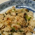 あん１８５１'s cooksnap of when they made かつお菜と梅干しの桜えびチャーハン.