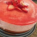 smokey0205's cooksnap of when they made いちごのレアチーズムースケーキ.