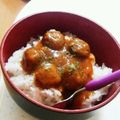 yukky☆mama's cooksnap of when they made 煮込んで簡単♡カレーミートボール.