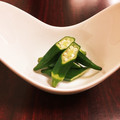 ❁Abake❁'s cooksnap of when they made 基本のおかず◇オクラのおひたし◇柚子胡椒.