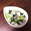 nocochi's cooksnap of when they made 枝豆と胡瓜のたらこ和え.