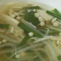 かなじる's cooksnap of when they made ニラともやしのスープ.
