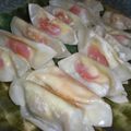 きらり流れ星's cooksnap of when they made ピザを食べてる気分になる･･トマチ－餃子.