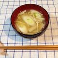 violets's cooksnap of when they made 生姜入りみそ汁.