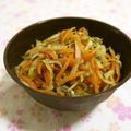 mmameco's cooksnap of when they made 捨てないで～！皮＆軸でキンピラ☆.