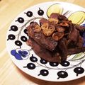 かちゅ☆まみ's cooksnap of when they made 厚切り！俺流の豚ハツのペッパーステーキ風.