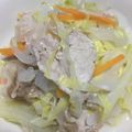 キタマニ's cooksnap of when they made 豚しゃぶ肉、春キャベツ、新玉ネギの蒸し鍋.