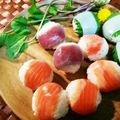 shinrimyu's cooksnap of when they made 俺流！サーモントラウトの鱒寿司風おにぎり.