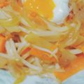 かずのん。's cooksnap of when they made 余り野菜と温玉で☆絶品焼うどん＠めんつゆ.