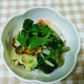 ＊れいぴん＊'s cooksnap of when they made モズク酢といろいろ野菜のサラダ♪.