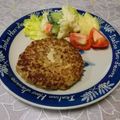 ＠迷子＠'s cooksnap of when they made 絶品★ごぼうハンバーグ♪.
