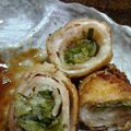 ★dacafe★'s cooksnap of when they made 豚バラで☆春キャベツと新玉葱の三角揚げ☆.