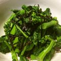 のんのんSTELLA's cooksnap of when they made のらぼう菜の塩昆布オリーブオイル和え.
