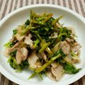 さくらスキップ's cooksnap of when they made **豚肉とクレソンの塩レモン炒め**.