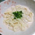 クックT3DBAA☆'s cooksnap of when they made 簡単！明太クリームうどん☆.