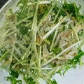 ○ちょび○'s cooksnap of when they made もやしと水菜のごま油和え.