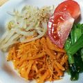 生麦生米生卵's cooksnap of when they made 【簡単】もやしのナムル☆美味しい技あり.