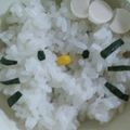 クックOYTSP1☆'s cooksnap of when they made キャラ弁　めっちゃ簡単でっか！キティ✿.