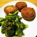 ハチワレねこ's cooksnap of when they made 菜の花のハニーカレーマスタード和え.