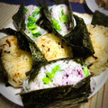 マカロニ公爵's cooksnap of when they made 大根の葉としらすとゆかりのおにぎり♪.