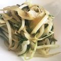 セキノール's cooksnap of when they made もやしと水菜のポン酢炒め.