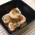 もこりこ's cooksnap of when they made 油揚げで野菜巻き巻き♪.