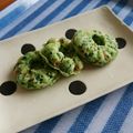 しょみ一's cooksnap of when they made 離乳食に☆ほうれん草とにんじんの蒸しパン.