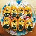 かなかっちゃん's cooksnap of when they made 弁当グルー稲荷ミニオン⦿キャラ弁◉運動会.