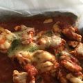 れもんねこねこ's cooksnap of when they made 酒蒸しで柔らか♪鶏胸肉のトマトチーズ焼き.