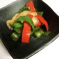 fuwamocos's cooksnap of when they made こんにゃく・ピーマン・まいたけの甘辛炒め.