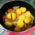 かーゃ's cooksnap of when they made 野菜の水分だけでほくほく肉じゃが♡.
