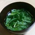 はしりかあさん＊'s cooksnap of when they made もやしと三つ葉の味噌汁.