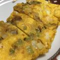 どなこ＊'s cooksnap of when they made 餃子リメイク！残った餃子の具で卵焼き.
