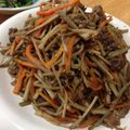 o^o^oayuayu's cooksnap of when they made 牛肉入りきんぴらごぼう.