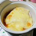 ma04tsu's cooksnap of when they made 子供と☆餃子の皮とお豆腐でラザニア風.