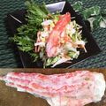 ３匹の大ぶたママ's cooksnap of when they made * ちょっぴり贅沢❤あっさり蟹サラダ *.