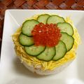 のば☀のば's cooksnap of when they made お花みたい✿簡単ちらし寿司ケーキ.