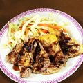 秋田のありえない妃's cooksnap of when they made 揚げない片面 とんかつ♪フライパン一つ☆.