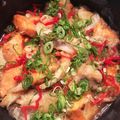 aibongo's cooksnap of when they made 野菜たっぷり!!鮭南蛮.