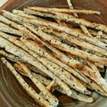 じりぃ☆'s cooksnap of when they made 超かんたん！ごまのグリッシーニ.