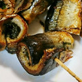 ぴーまんの休日's cooksnap of when they made 梅しそを秋刀魚でくるっと☆焼き.